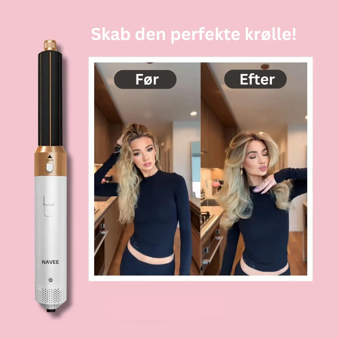 AirCurl Pro - det ultimative 5-i-1 værktøj til hårstyling - Image 2