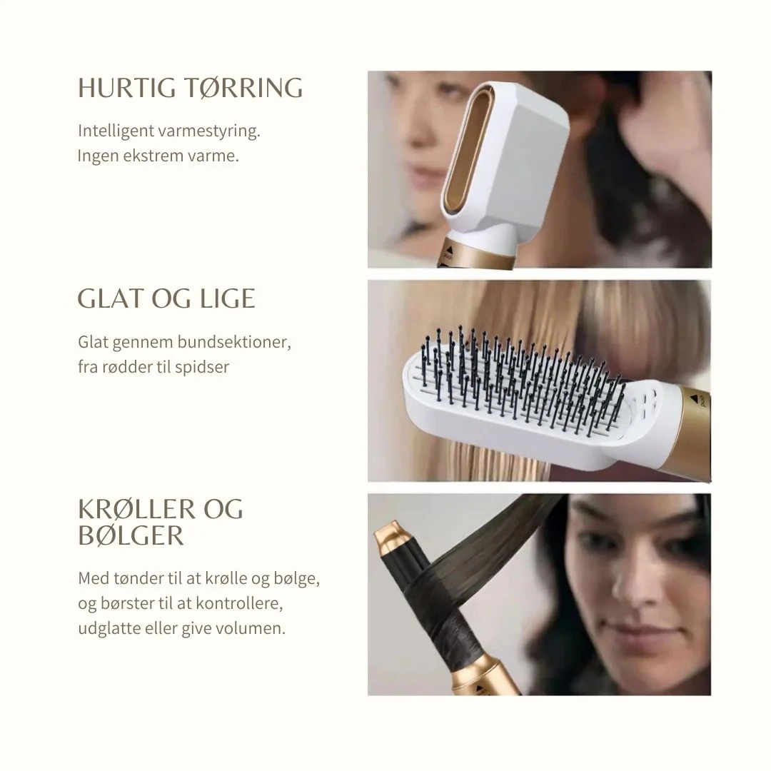 AirCurl Pro - det ultimative 5-i-1 værktøj til hårstyling - Image 7