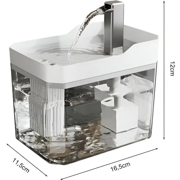 AquaPoter™ – Vandfontæne til Kæledyr med Frisk, Løbende Vand - Image 9