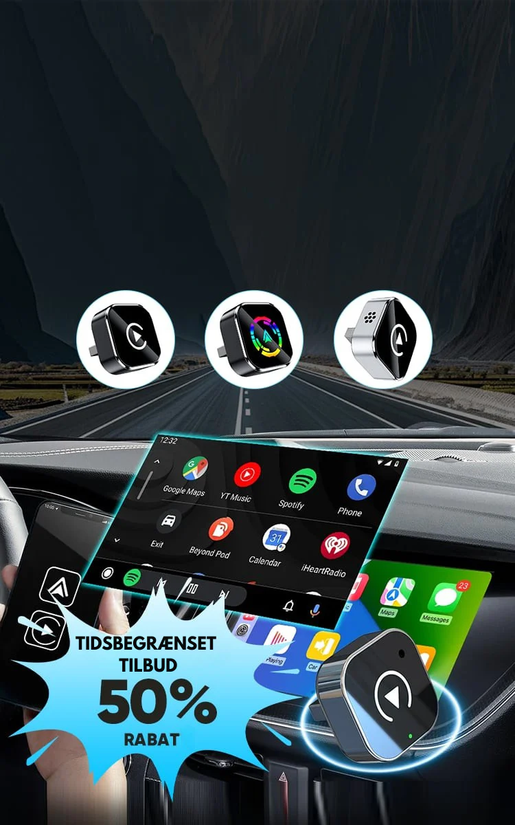 AutoLink™ | Trådløs CarPlay & Android Auto - Image 12