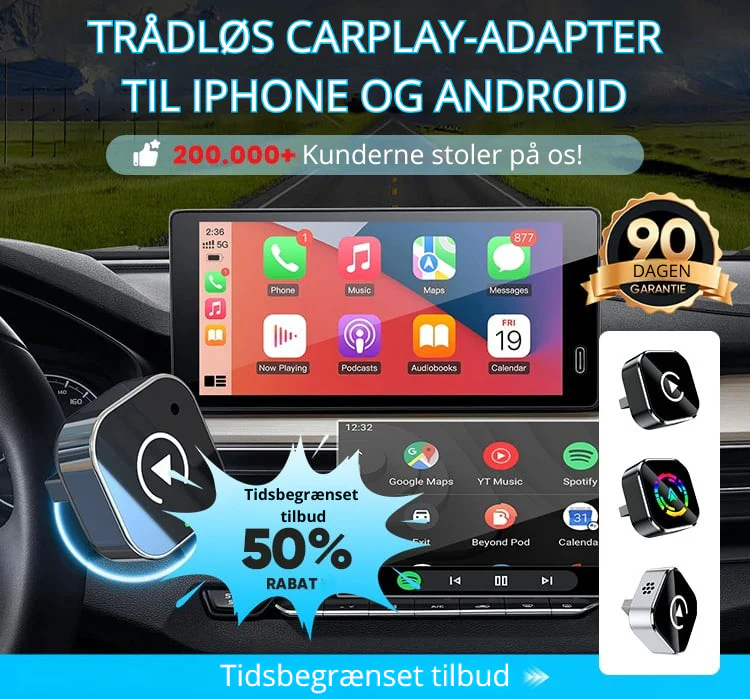 AutoLink™ | Trådløs CarPlay & Android Auto - Image 13