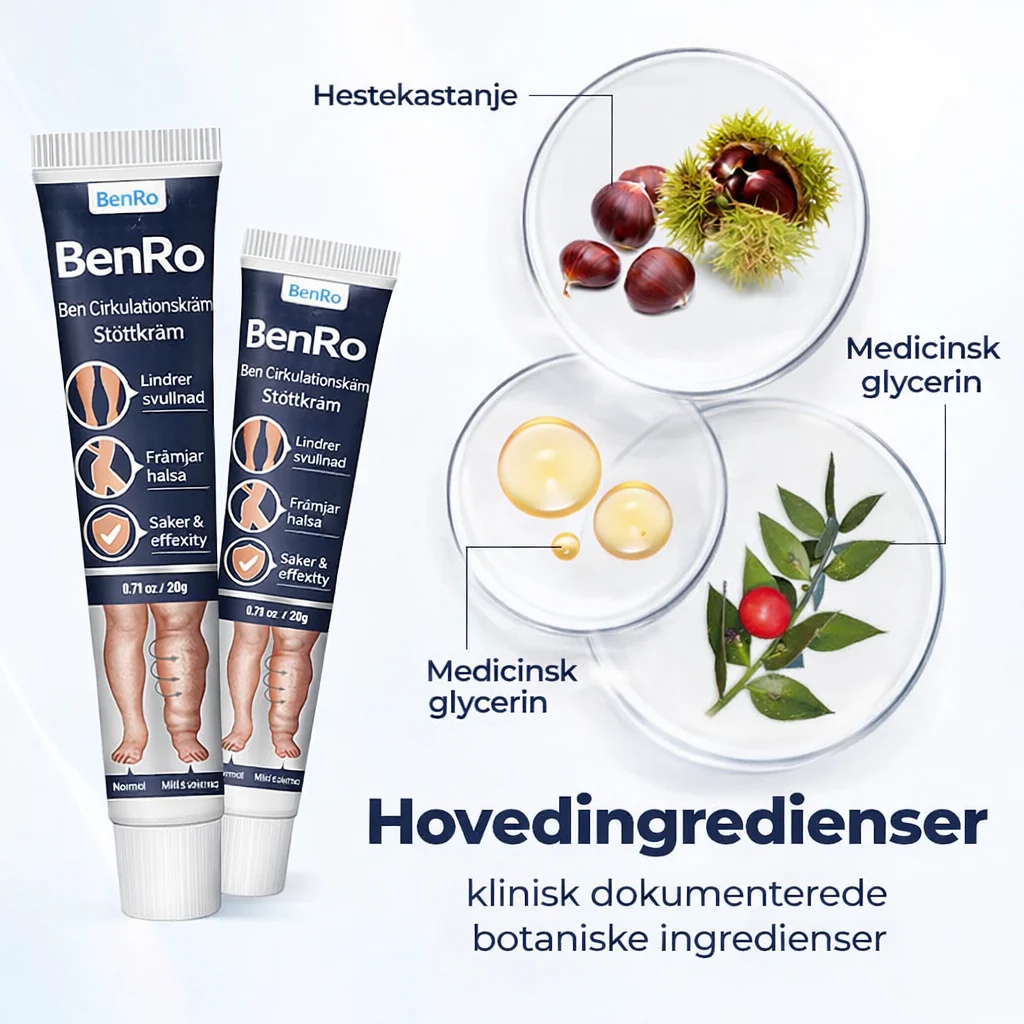 BenRo™ – Lindrende bencreme til lette ben og bedre blodcirkulation - Image 8