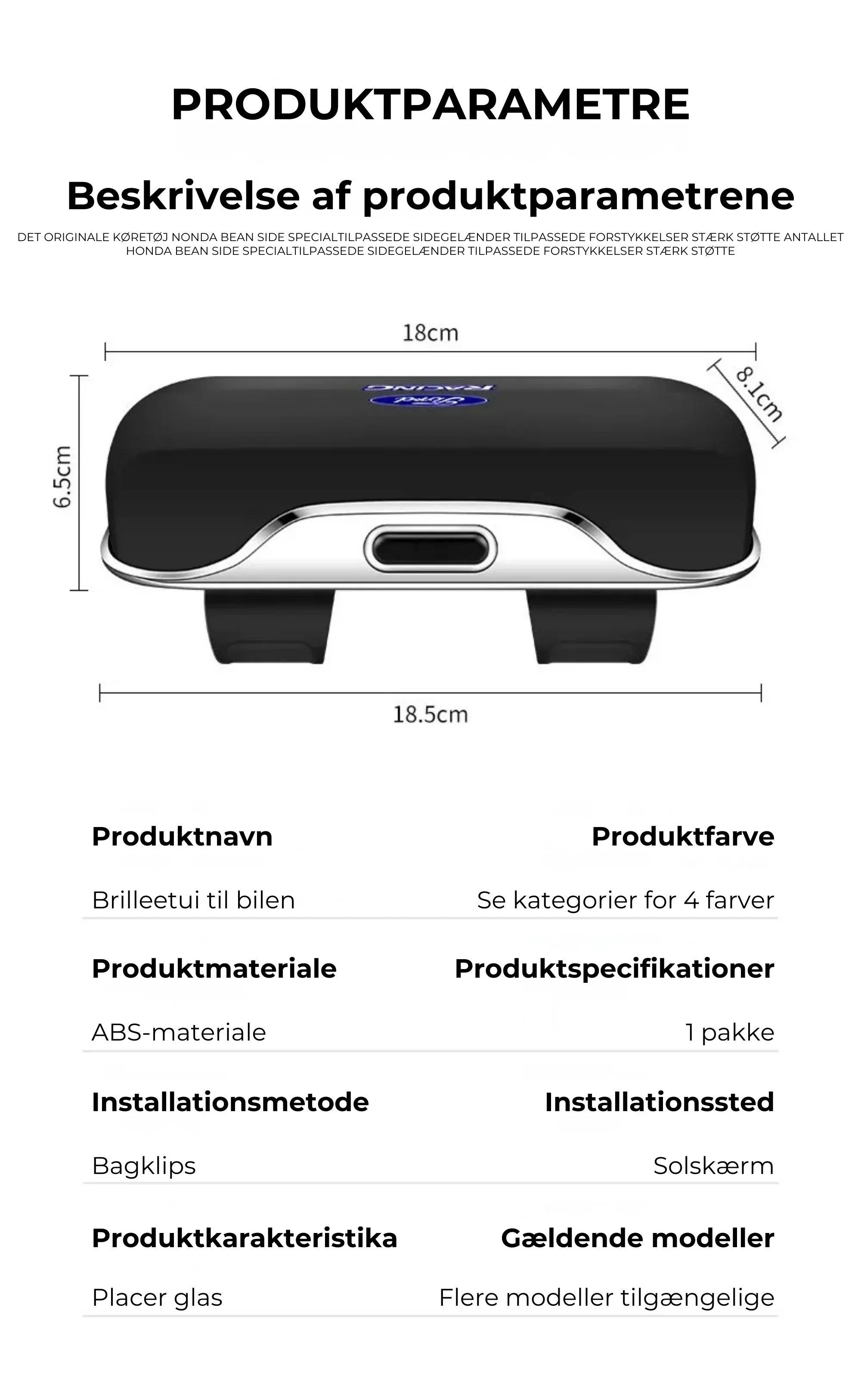 BrilleBox™ – Praktisk og stilfuld brilleholder til bilen - Image 3