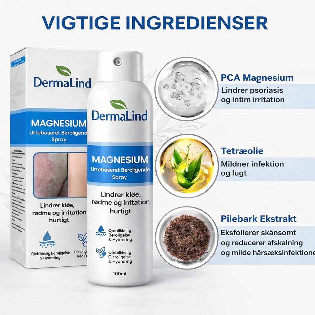 DermaLind™ - Magnesium Hudreparerende Spray til Sensitiv og Irriteret Hud - Image 6