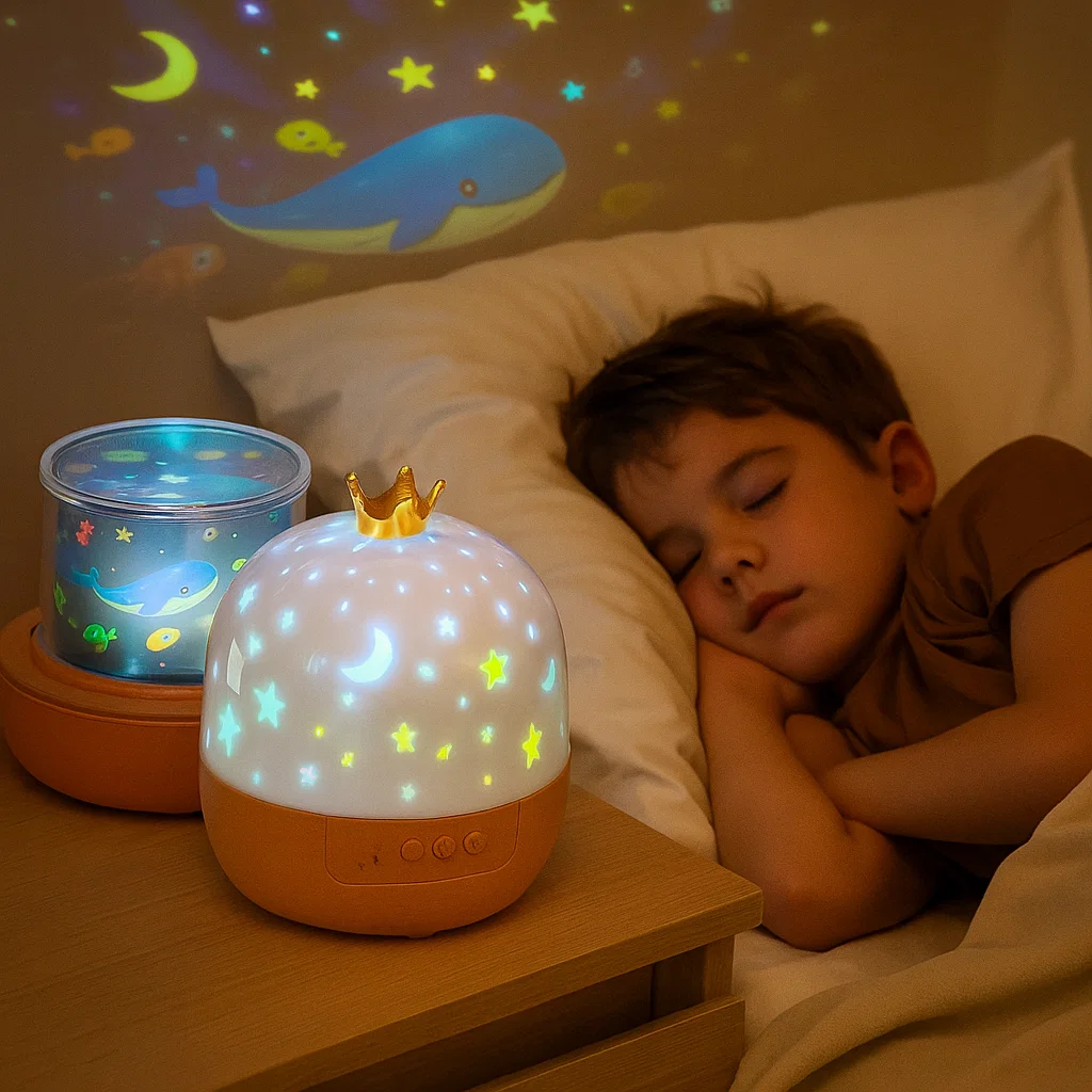 Drømmelys™ – Magisk Natlampe & Stjerneprojektor til Børn - Image 2