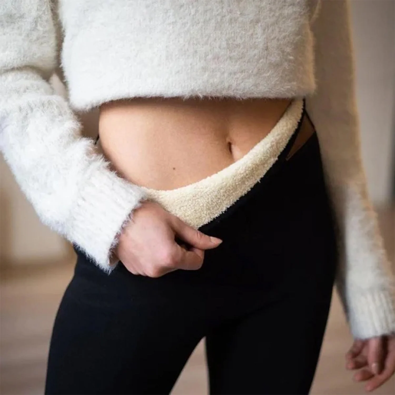 Eira - Varme Fleece Leggings med Høj Talje - Image 8