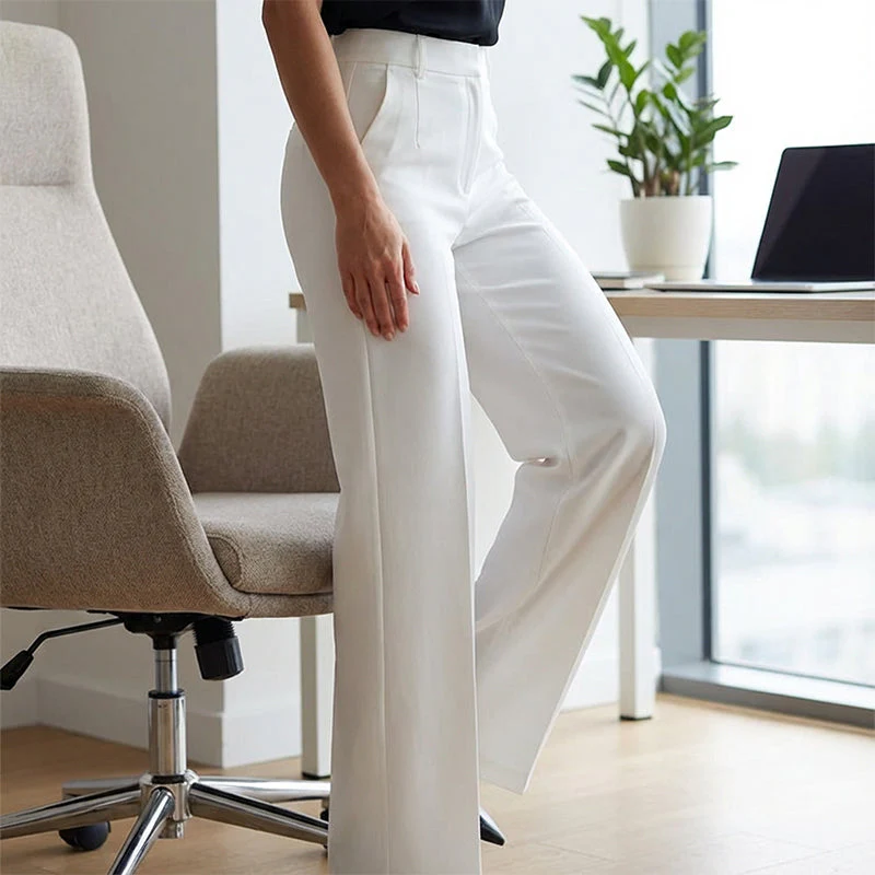 Elvira - Elegante højtaljede bukser med lige ben - Image 6