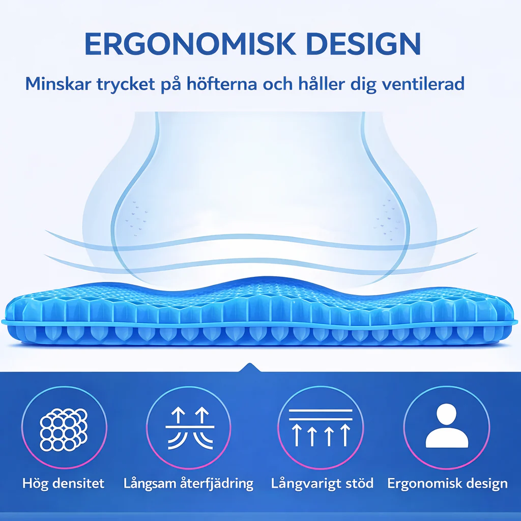 ErgoPude™ – Ergonomisk Siddepude til Komfort Hele Dagen - Image 6