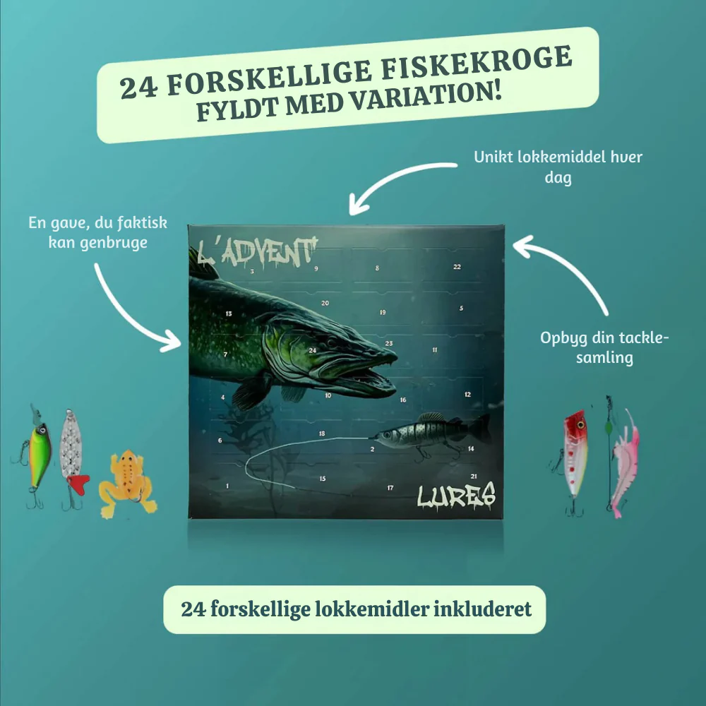 FiskeKalender ™ – Fiskegrej Julekalender med Agn - Image 6