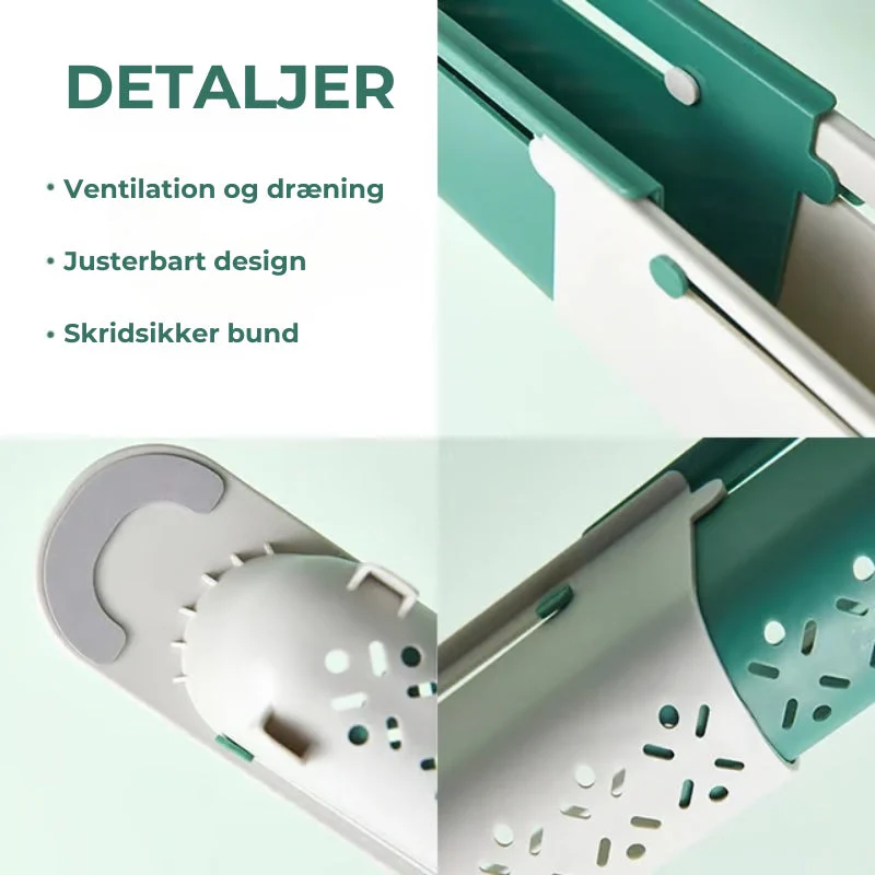 FlexiVask™ - Udtrækkelig vaskehylde til smart opbevaring - Image 4