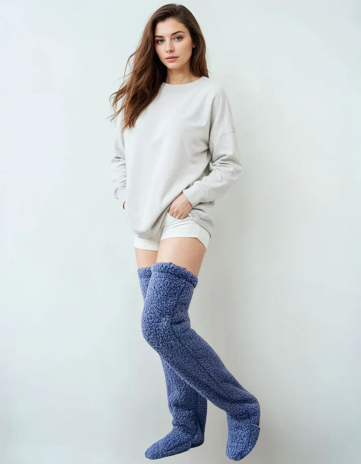 Fluffy Feet – Lange hygge­sokker i blød fleece - Image 10