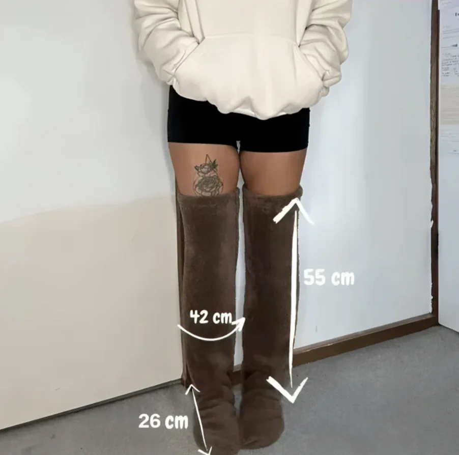 Fluffy Feet – Lange hygge­sokker i blød fleece - Image 5