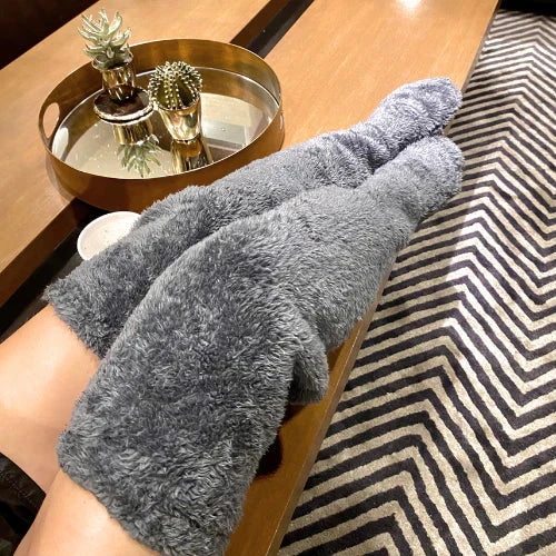 Fluffy Feet – Lange hygge­sokker i blød fleece - Image 7