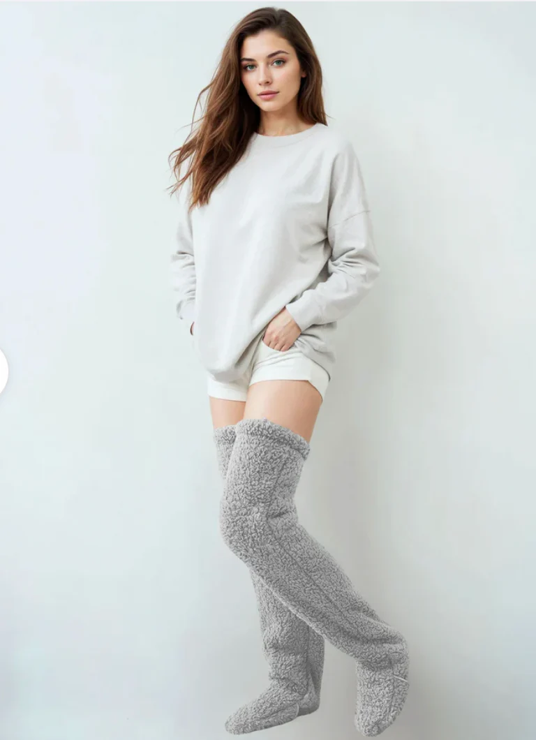Fluffy Feet – Lange hygge­sokker i blød fleece - Image 8