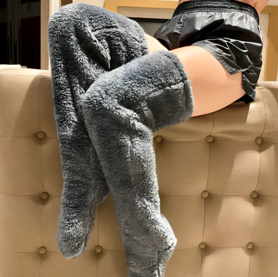 Fluffy Feet – Lange hygge­sokker i blød fleece - Image 9