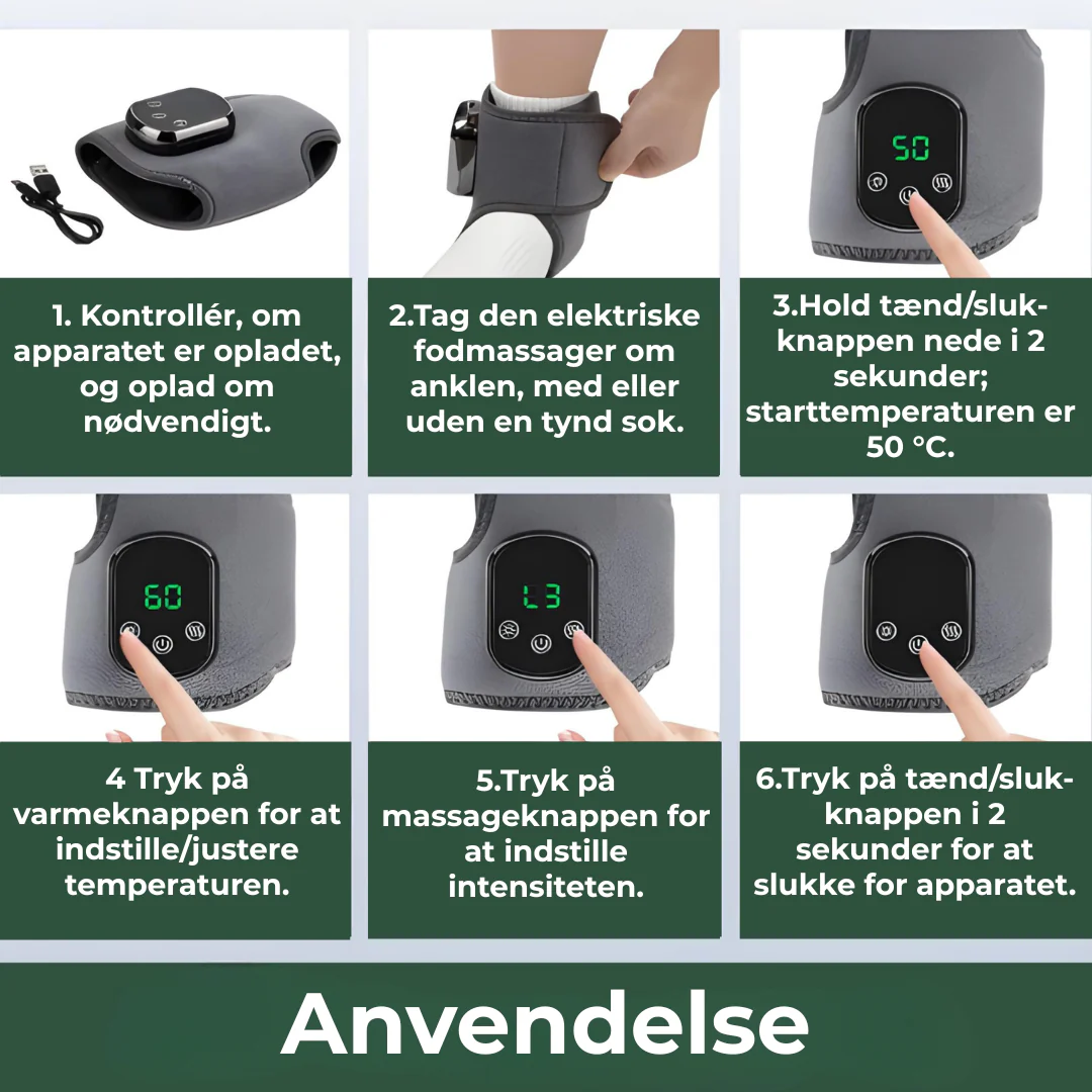 FodKomfort™ – Trådløs EMS Fodmassager - Image 8