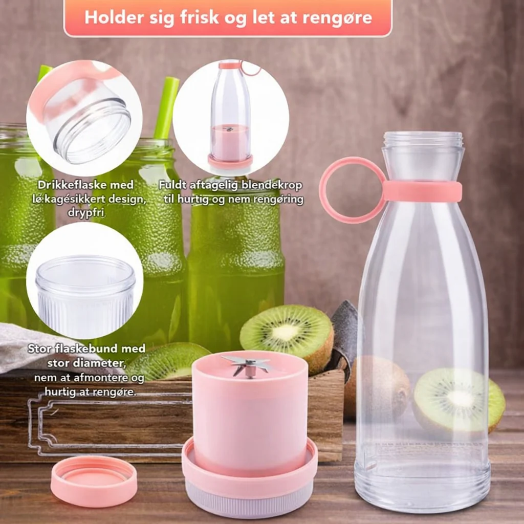 FriskMix™ - Bærbar blender til friske smoothies på farten - Image 4