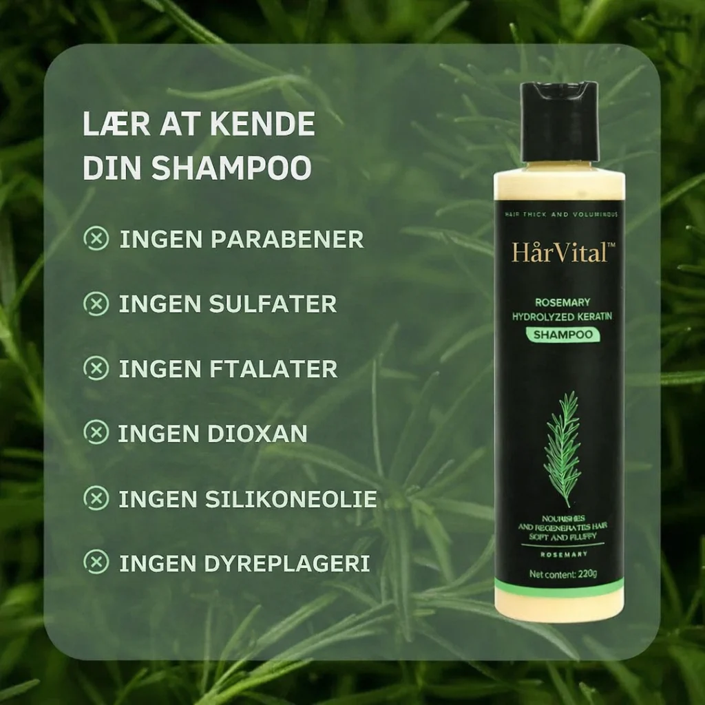 HårVital™ – Rosmarin Shampoo til Hårvækst og Sund Hovedbund - Image 2