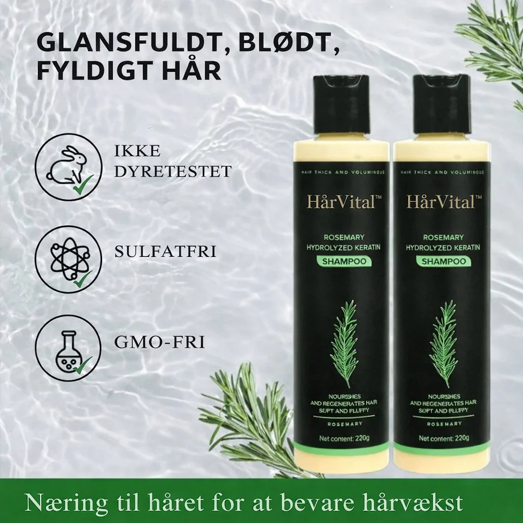 HårVital™ – Rosmarin Shampoo til Hårvækst og Sund Hovedbund - Image 3