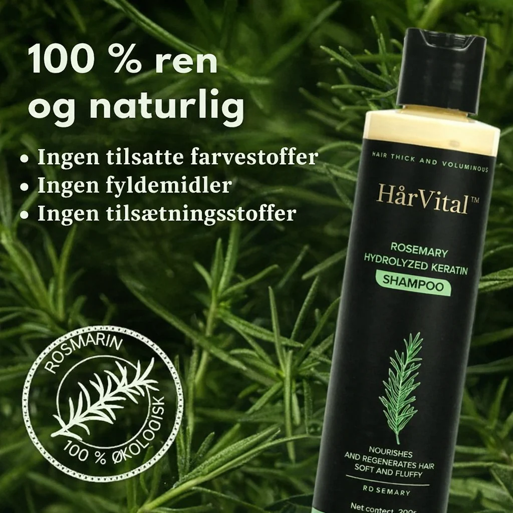 HårVital™ – Rosmarin Shampoo til Hårvækst og Sund Hovedbund - Image 4
