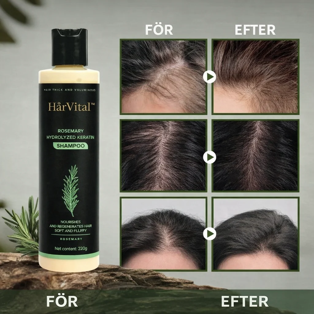 HårVital™ – Rosmarin Shampoo til Hårvækst og Sund Hovedbund - Image 5