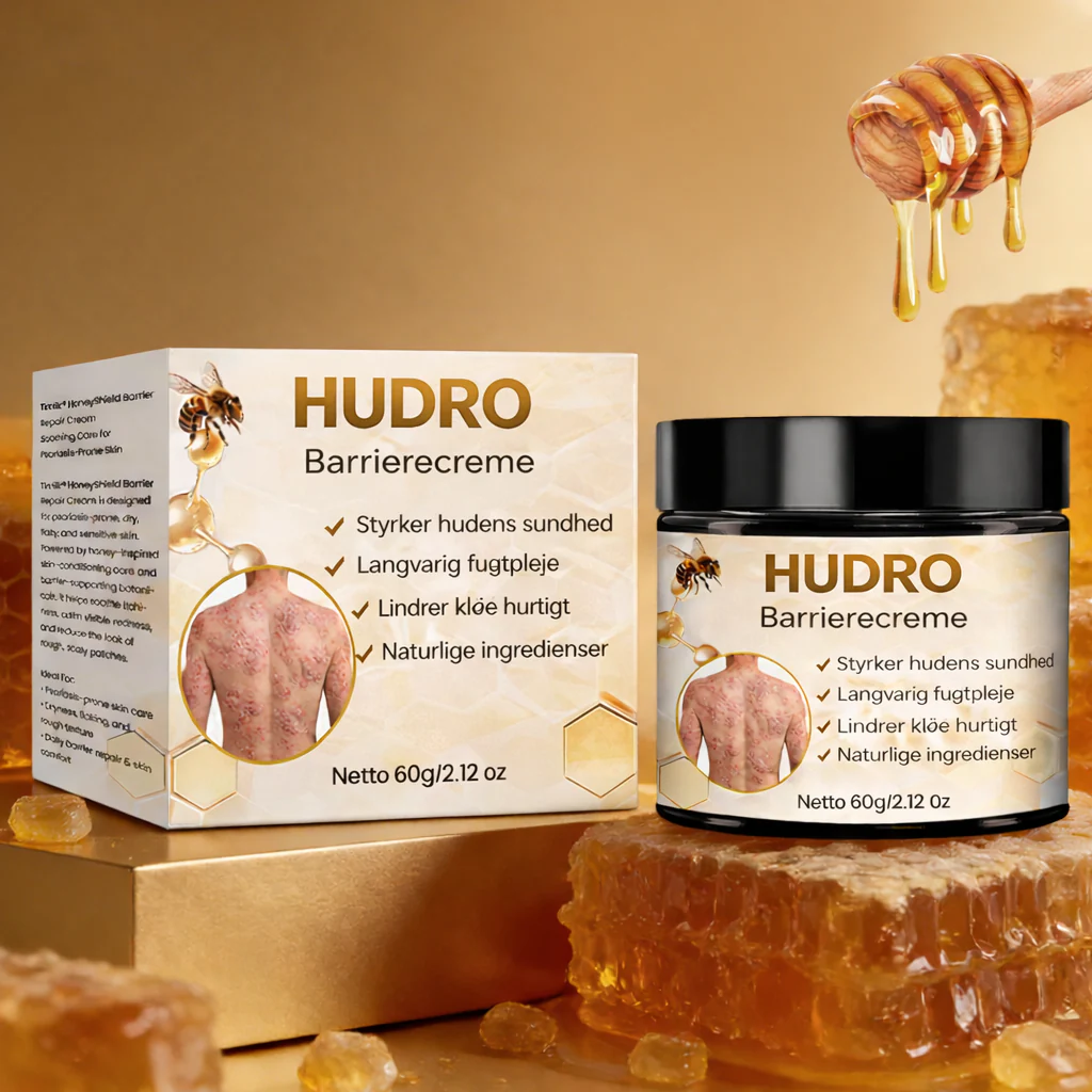 HudRo™ - Genopbyggende Hudbarrierecreme til Tør og Sart Hud - Image 3