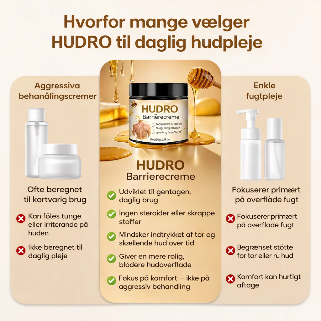 HudRo™ - Genopbyggende Hudbarrierecreme til Tør og Sart Hud - Image 5