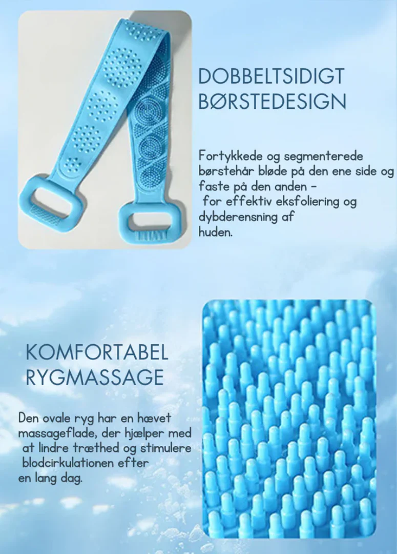 HyggeBelt™ | Silikone Badebælte Skrubbebørste - Image 7