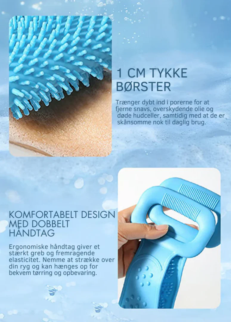 HyggeBelt™ | Silikone Badebælte Skrubbebørste - Image 8