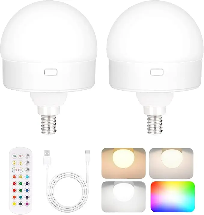 HyggeGlow™  - Trådløs LED-lampe med farver, dæmpning og fuld stemningskontrol - Image 7
