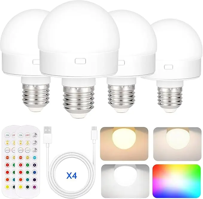 HyggeGlow™  - Trådløs LED-lampe med farver, dæmpning og fuld stemningskontrol - Image 8