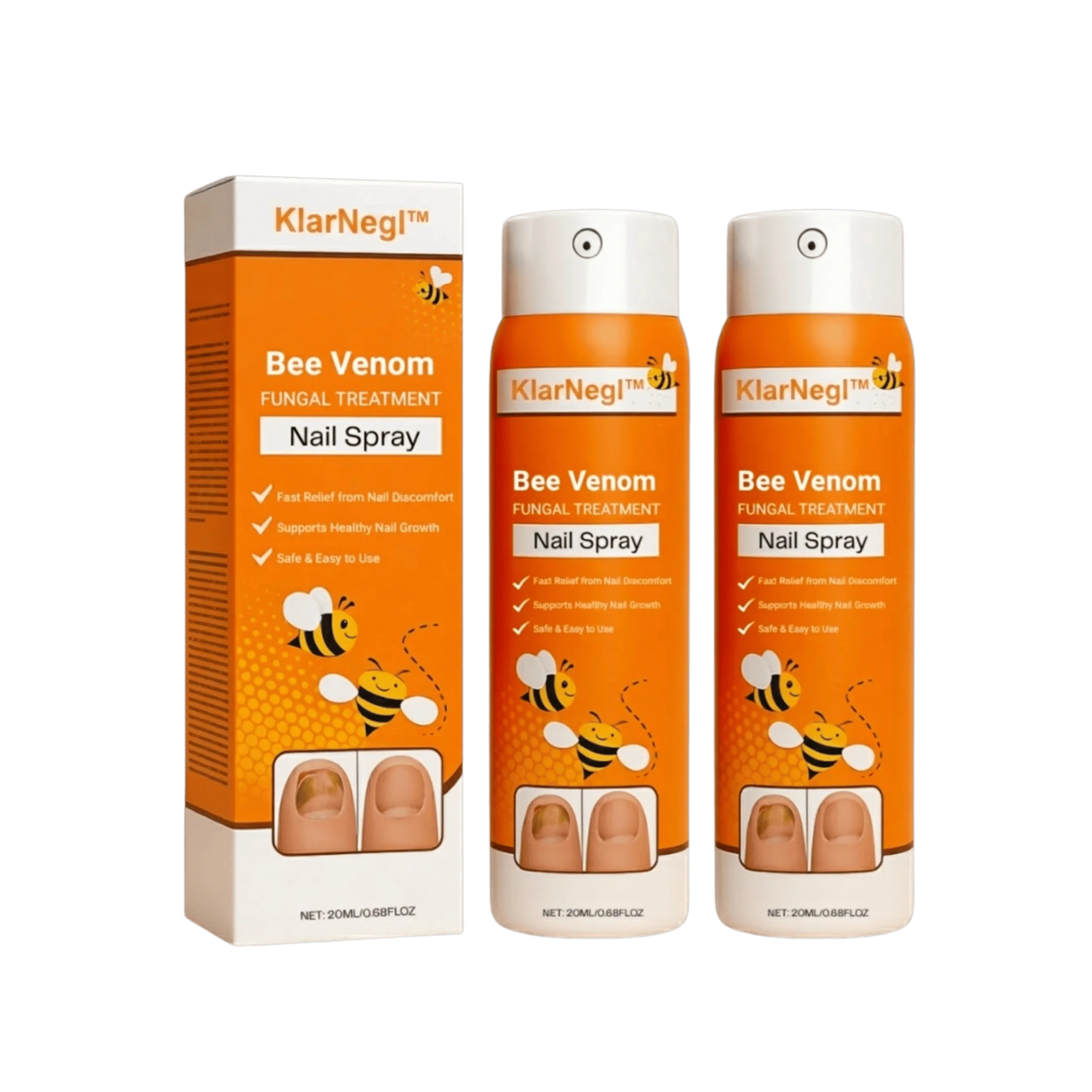 KlarNegl™ Svampebekæmpende spray | Eliminer neglesvamp inden for 2 uger - Image 2