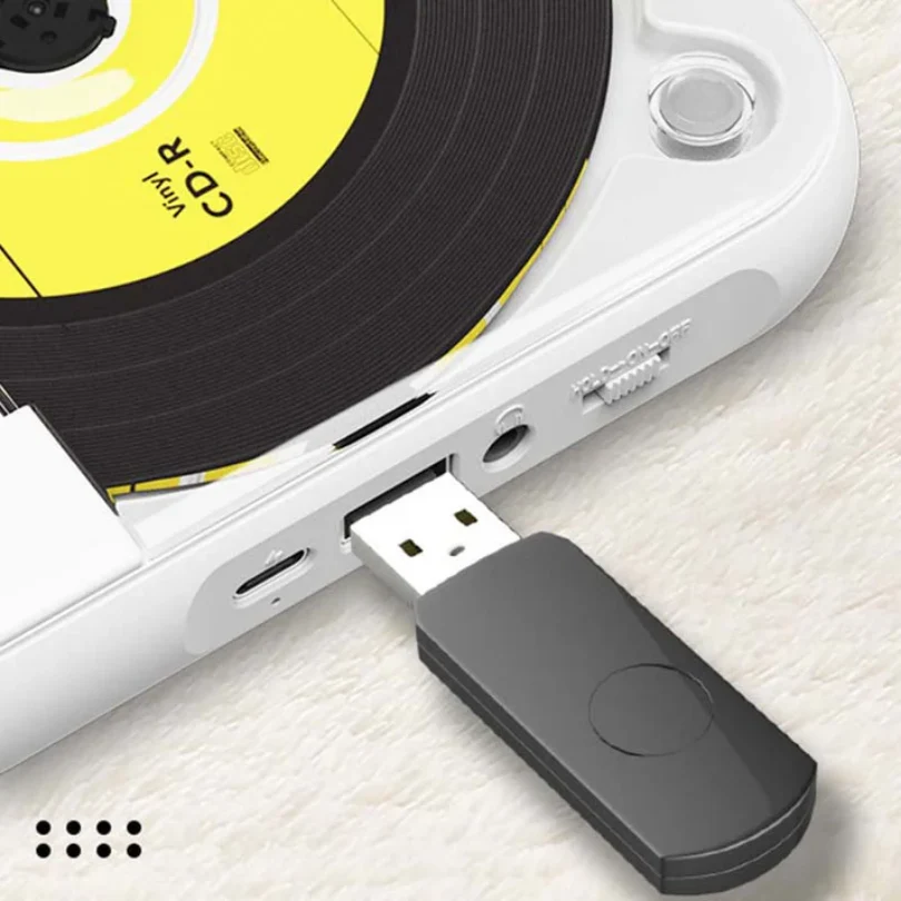 KlarTone CD™ – Trådløs Bærbar CD-Afspiller med Bluetooth - Image 3