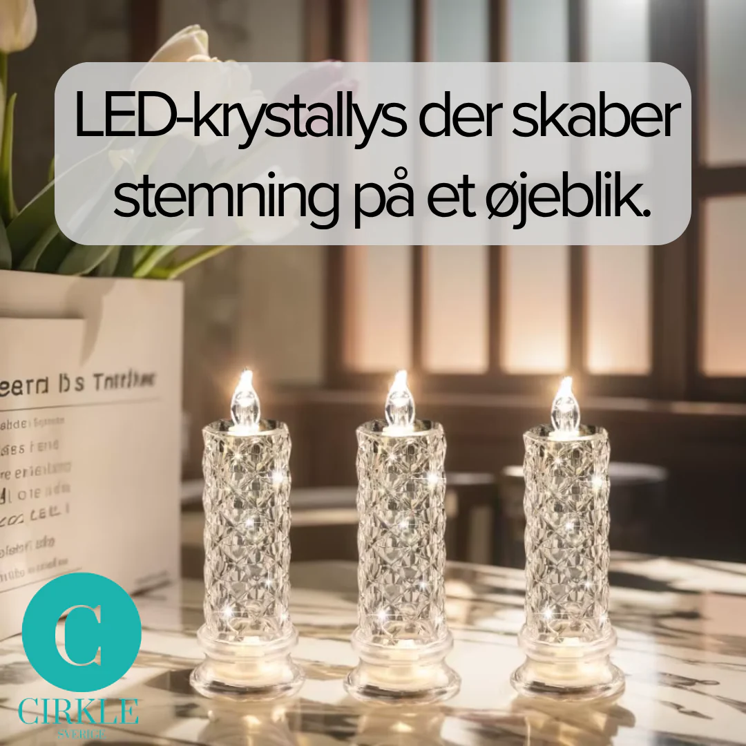 KrystalGlød™ – Krystal LED Dekorationssæt - Image 3