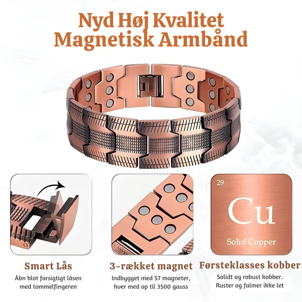 Liveria™ – Eksklusivt Magnetisk Kobber Terapiarmbånd - Image 11