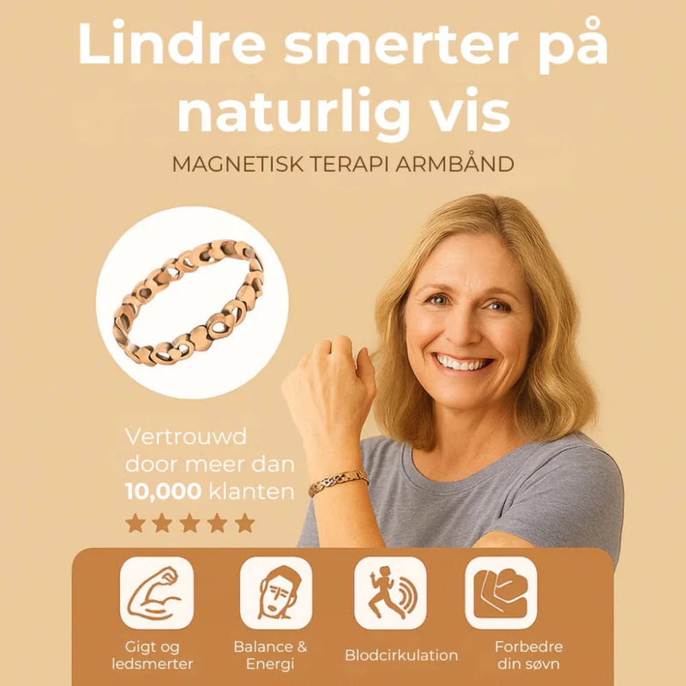 Liveria™ – Eksklusivt Magnetisk Kobber Terapiarmbånd - Image 5