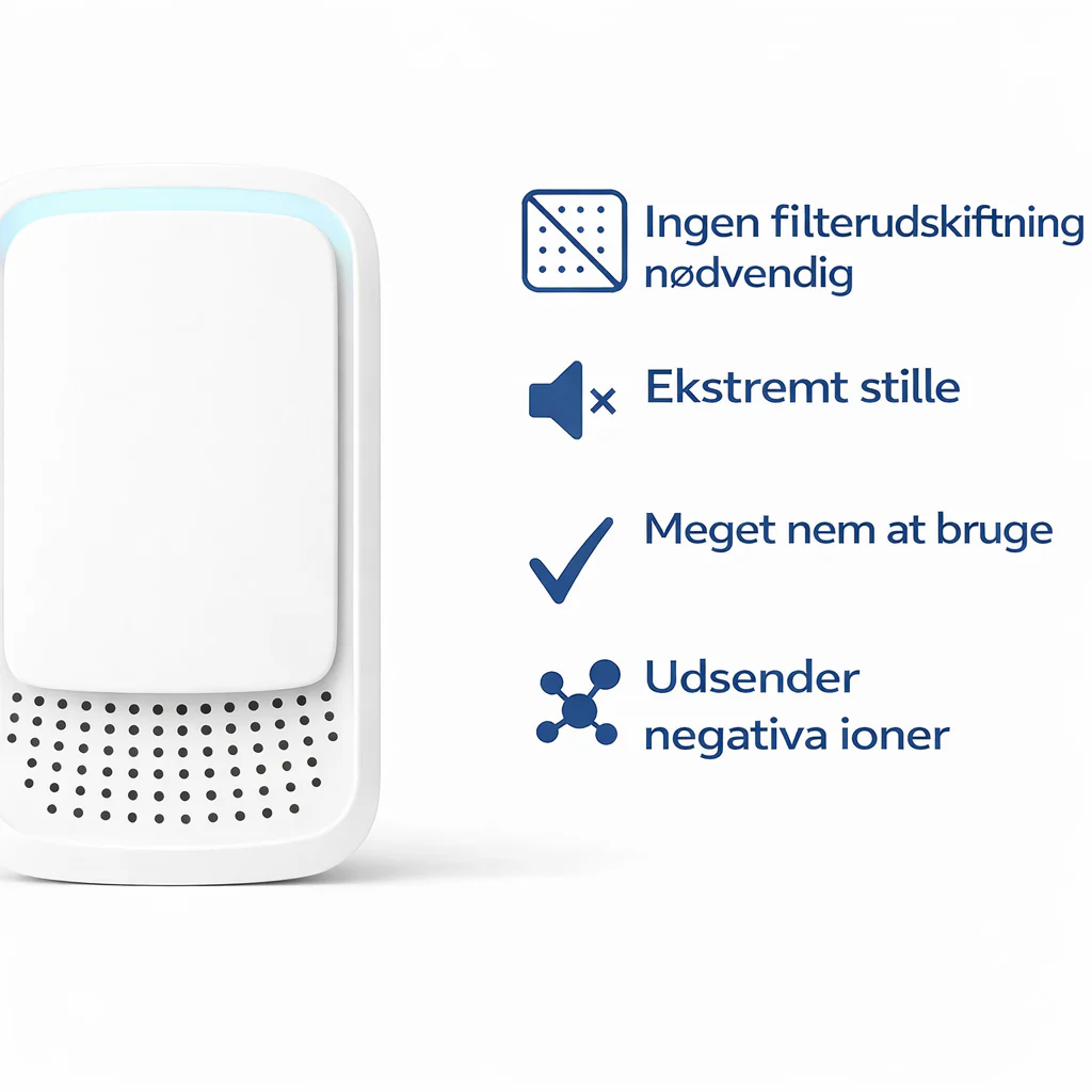 LuftRo™ – Kompakt luftjoniserer til friskere luft i hjemmet - Image 13