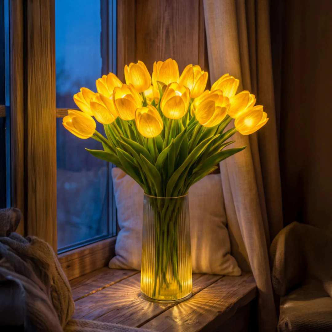 LumiTulip™ – Elegant LED-tulipanbuket med varm og magisk glød - Image 2