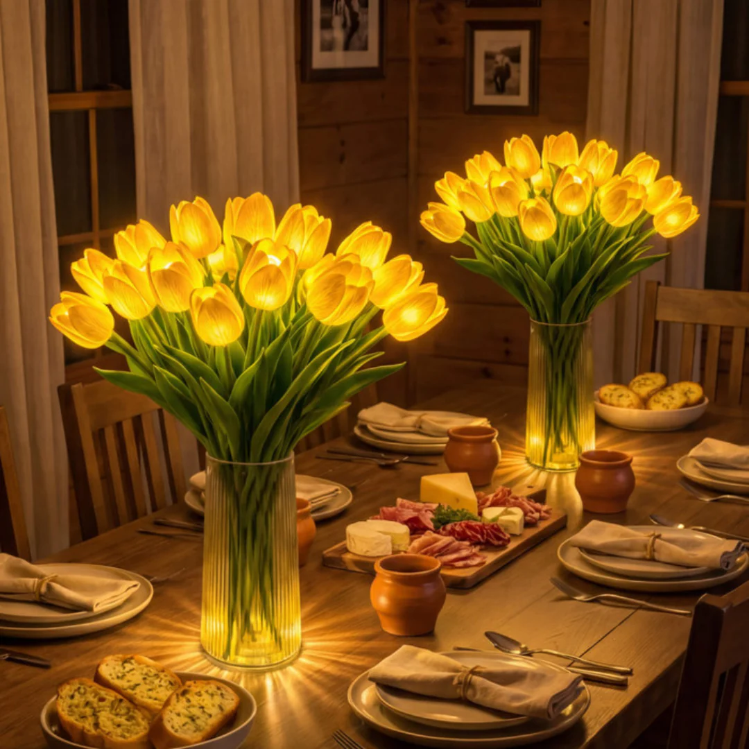 LumiTulip™ – Elegant LED-tulipanbuket med varm og magisk glød - Image 3