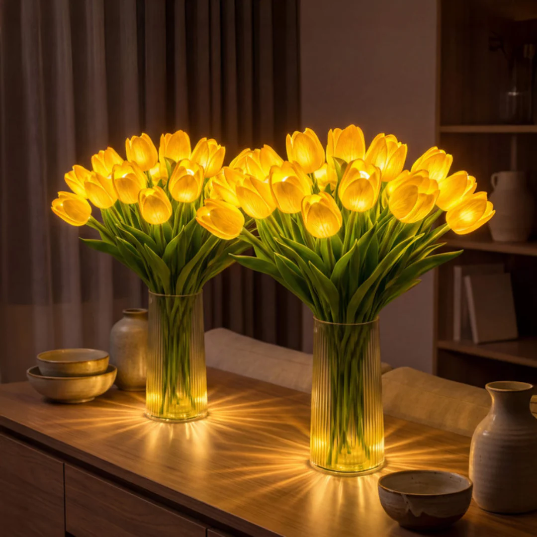 LumiTulip™ – Elegant LED-tulipanbuket med varm og magisk glød - Image 5