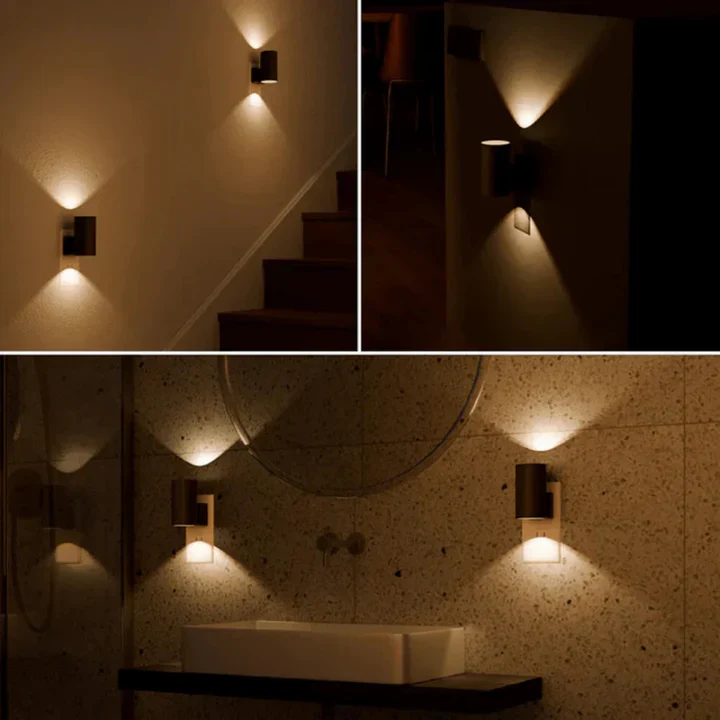 Lunara™ – Smart LED-væglampe med automatisk stemningslys - Image 7