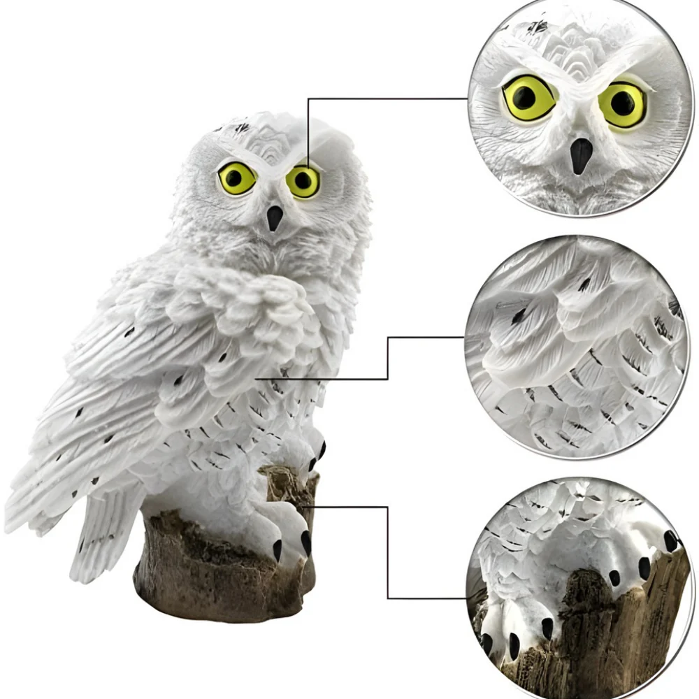 LysFugl™ – Solcelledrevet Uglelampe til Haven - Image 6