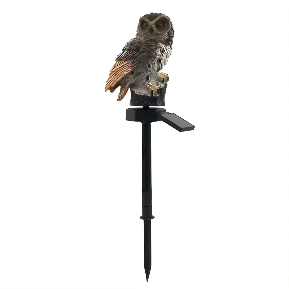 LysFugl™ – Solcelledrevet Uglelampe til Haven - Image 7