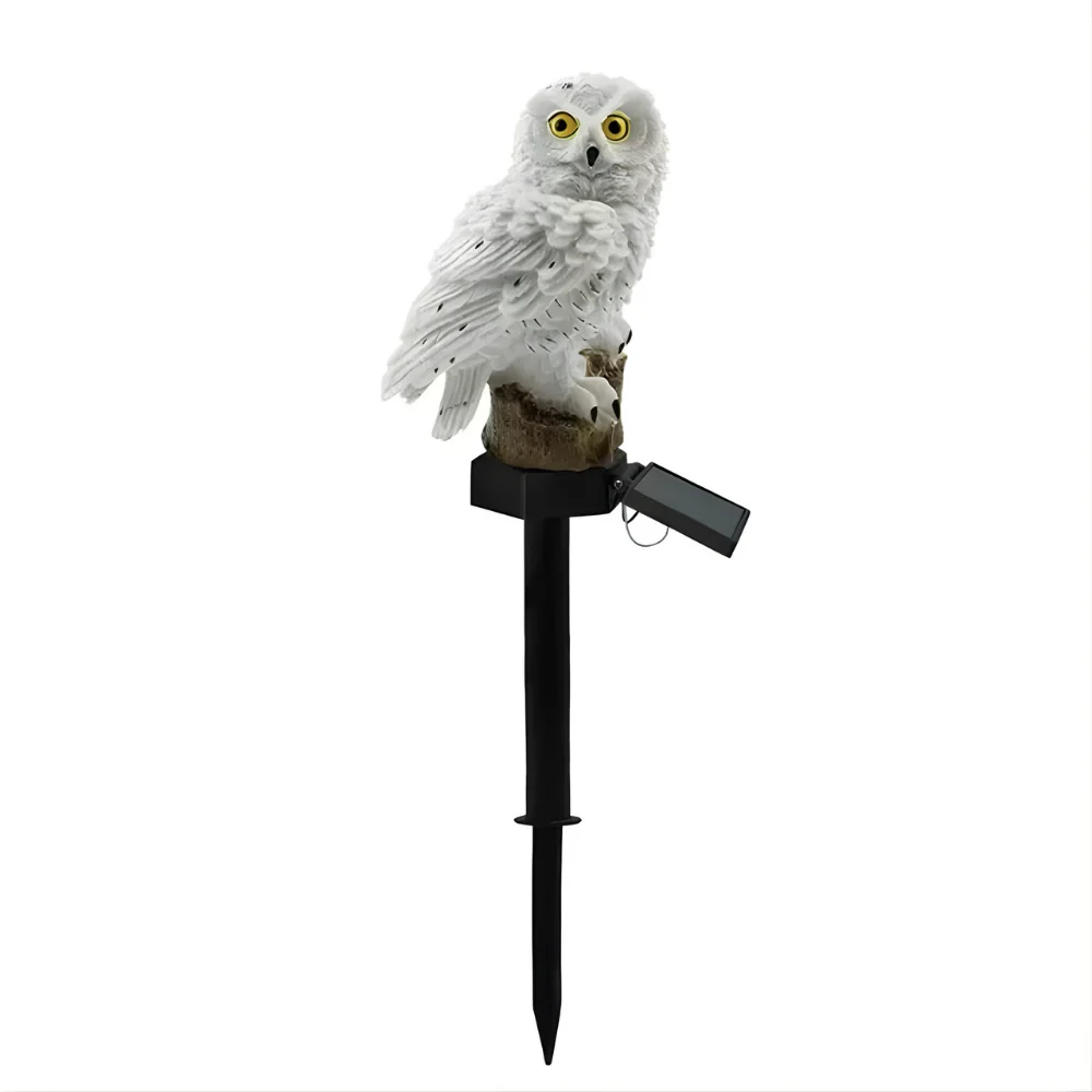 LysFugl™ – Solcelledrevet Uglelampe til Haven - Image 8