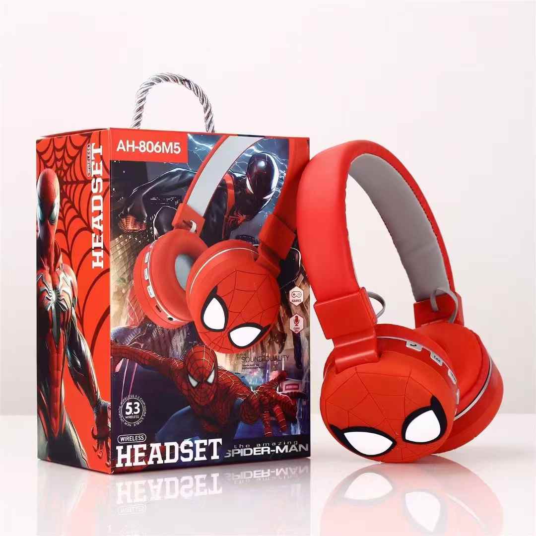 Lyshøre -Trådløse Hovedtelefoner til Børn – Labubu, Stitch eller Spiderman - Image 20
