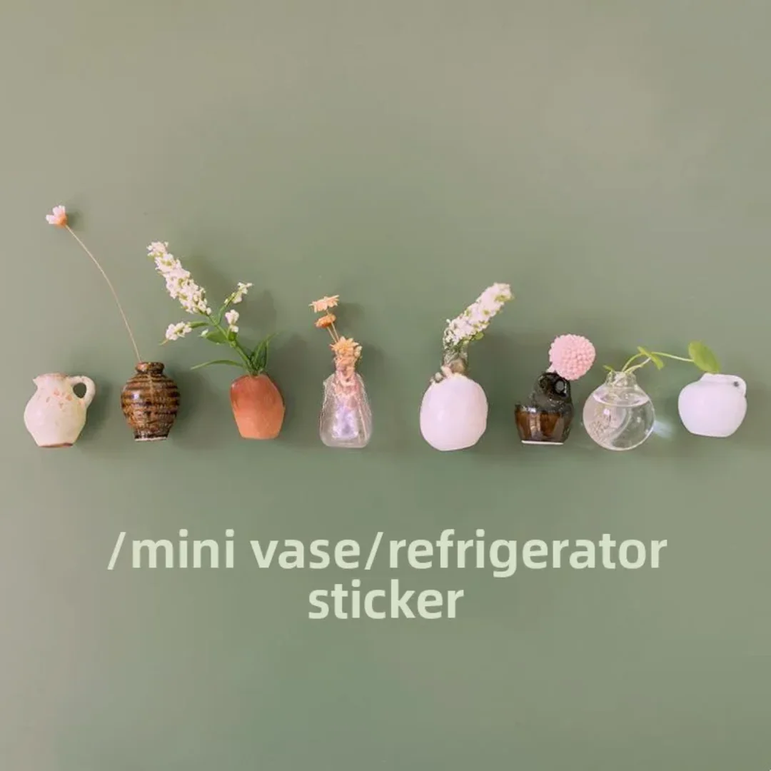 Minivasemagnet™ – Dekorative Keramikmagneter til Hjemmet (Sæt med 8) - Image 12