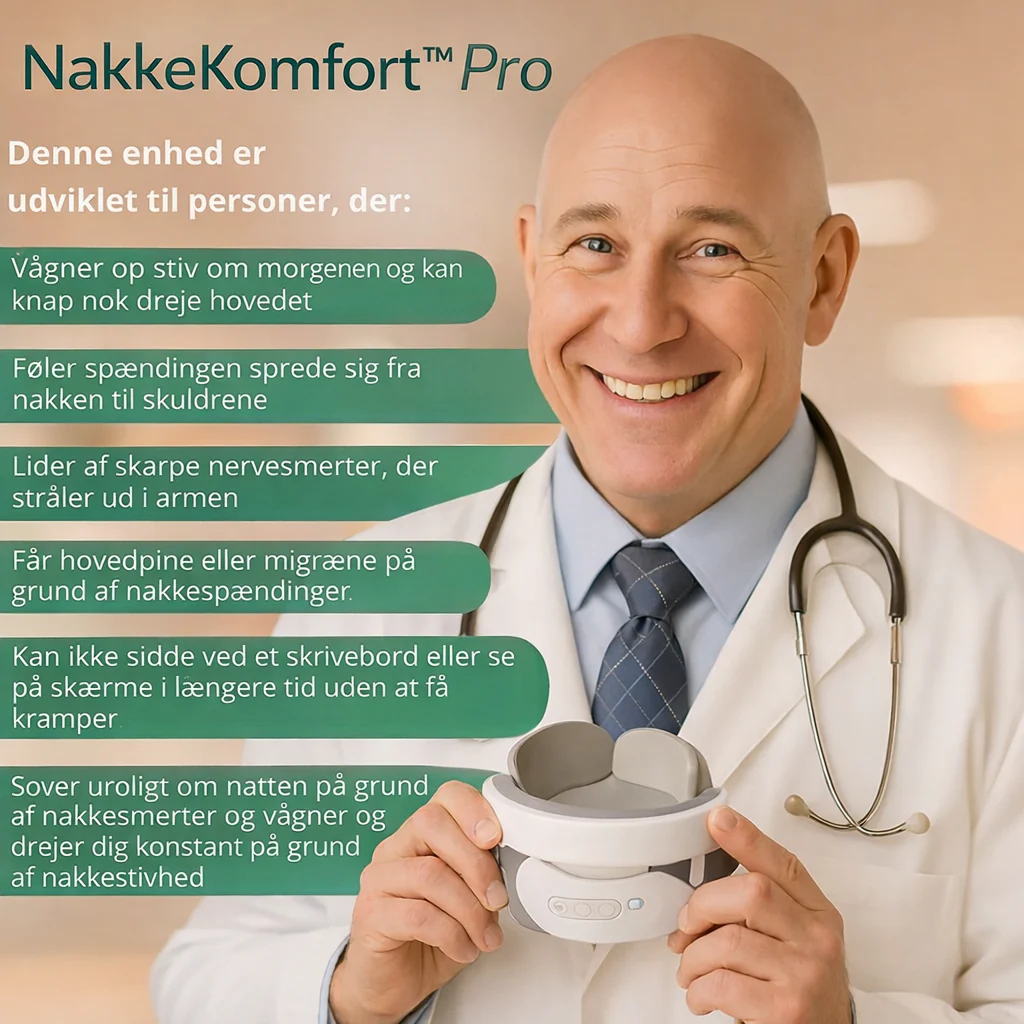 NakkeKomfort™ Pro - Ergonomisk nakkemassasje med varme og EMS-stimulation - Image 7