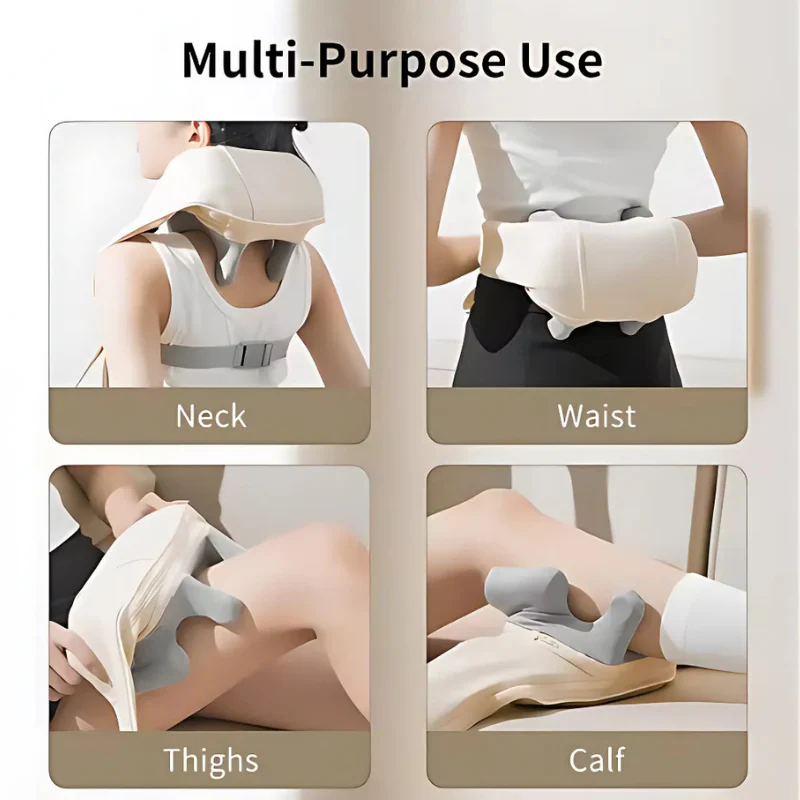 NeckMassager: Beroligende Hede Afslappende Nakke Og Skuldermassageapparat - Image 5