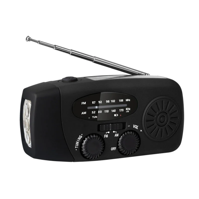 NødRadio™ – Multifunktionel solcelledrevet nødradio med oplader - Image 11