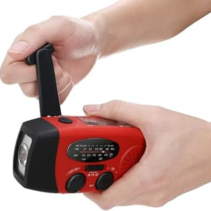 NødRadio™ – Multifunktionel solcelledrevet nødradio med oplader - Image 8